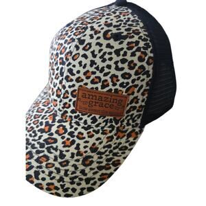 Cherished Girl Leopard Spot "Amazing Grace" Snapback Cap NWT